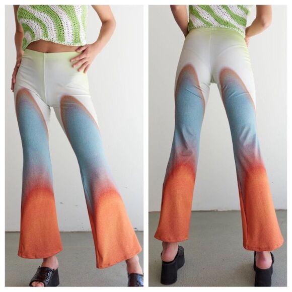 Free People Pants - Free People Mandinga Otto Flared Legging Pants-Retro size XS